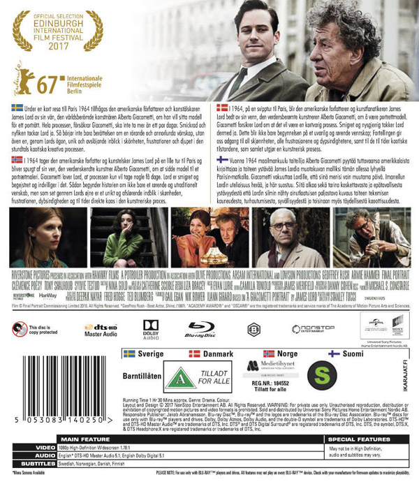 Final Portrait (Blu-ray) - 2