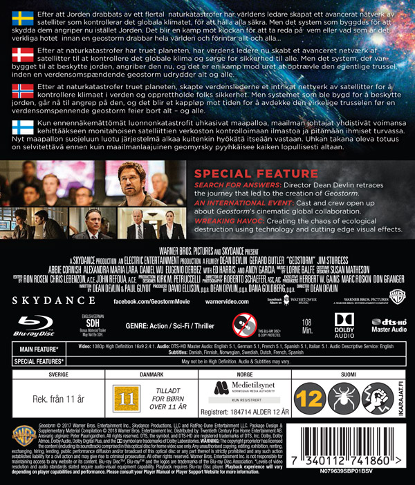 Geostorm (Blu-ray) - 2