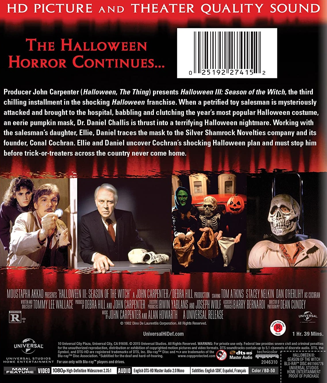 Halloween 3 - Season of the Witch (ej svensk text) (Blu-ray) - 2