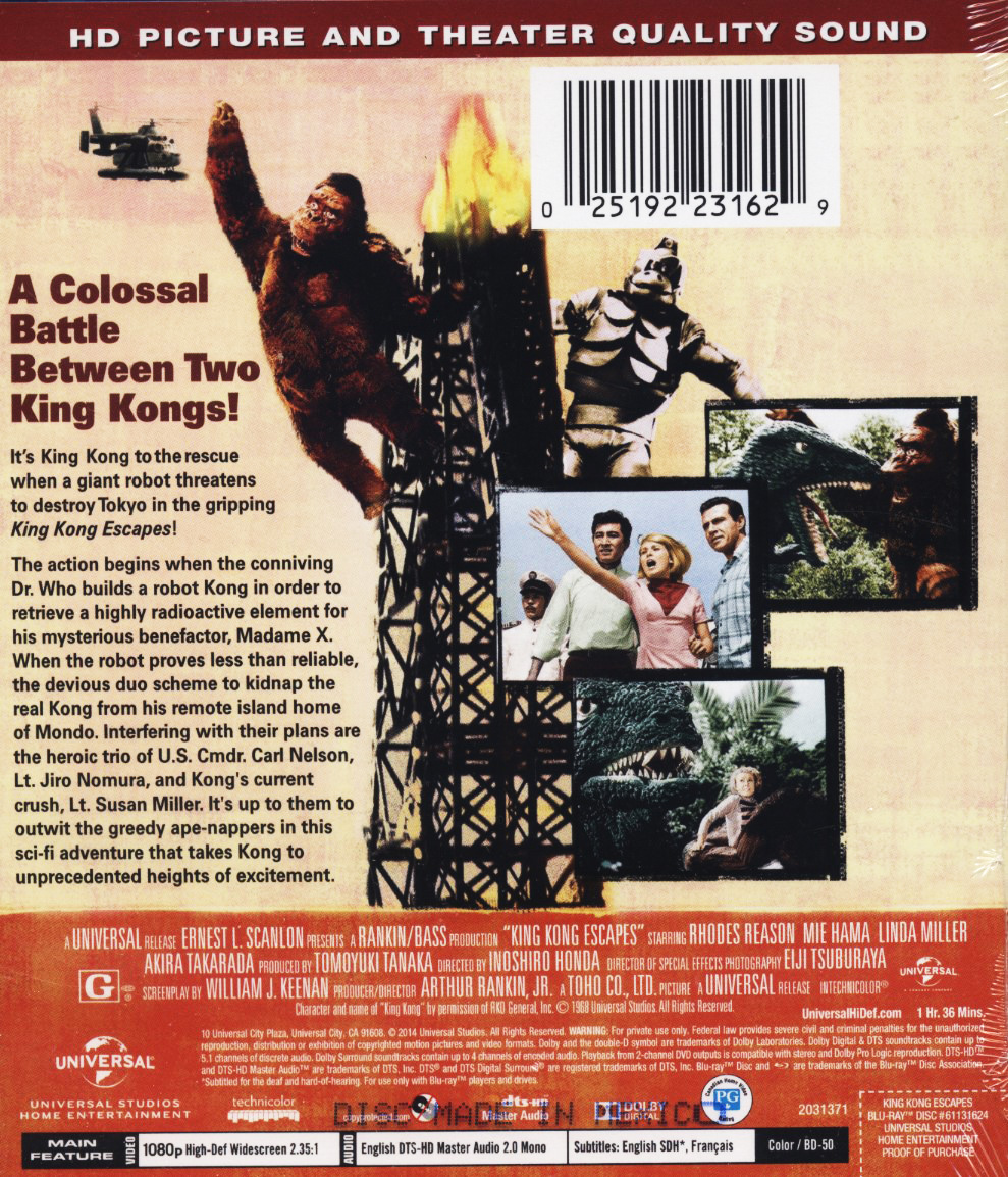 King Kong Escapes (ej svensk text) (Blu-ray) - 2
