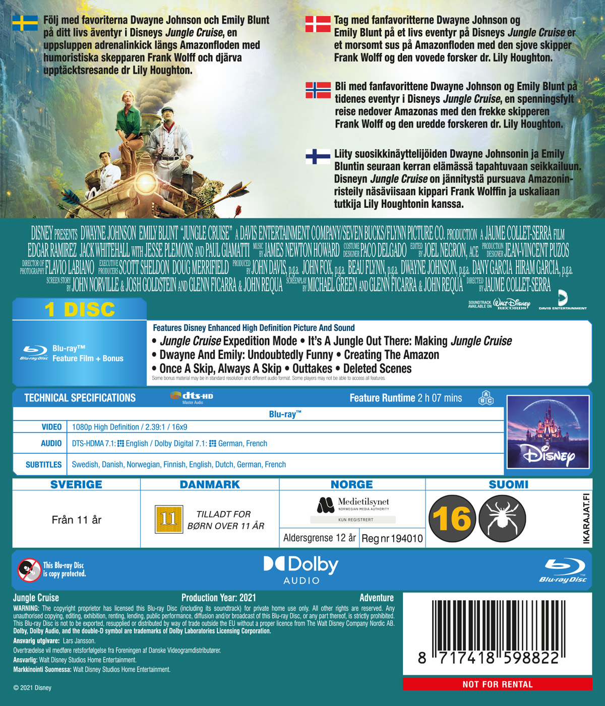 Jungle Cruise (Blu-ray) - 2