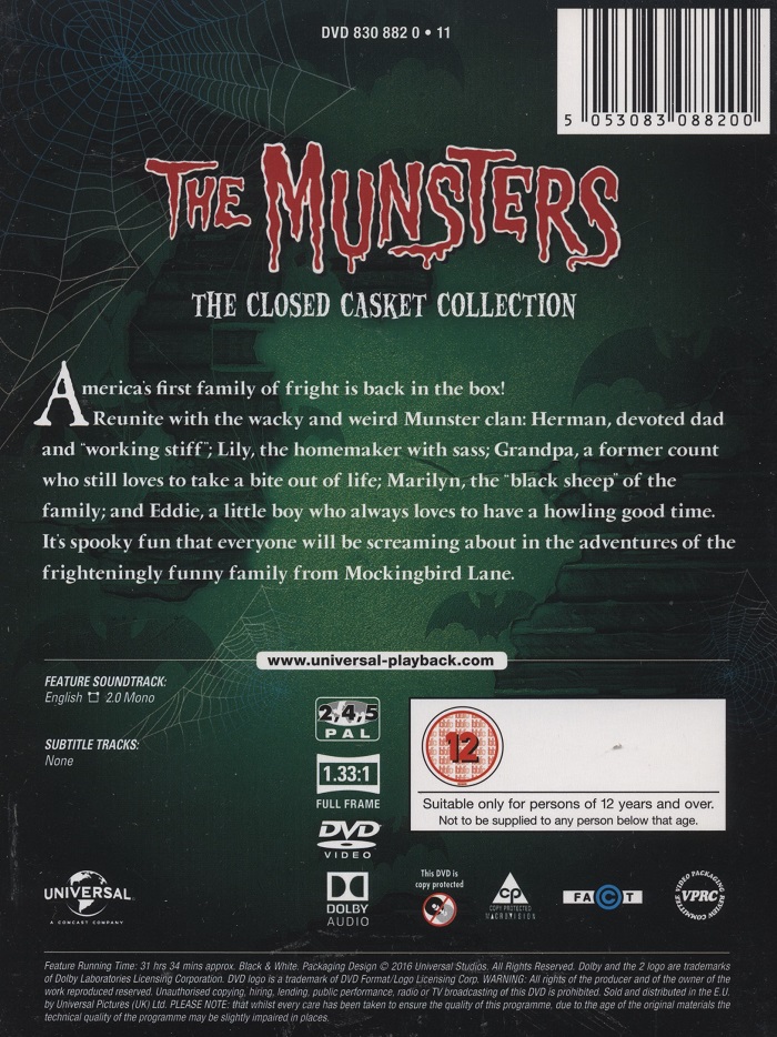 Munsters - Complete Collection (ej svensk text) - 2