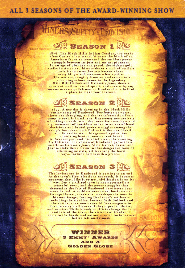 Deadwood - Säsong 1-3  - 2