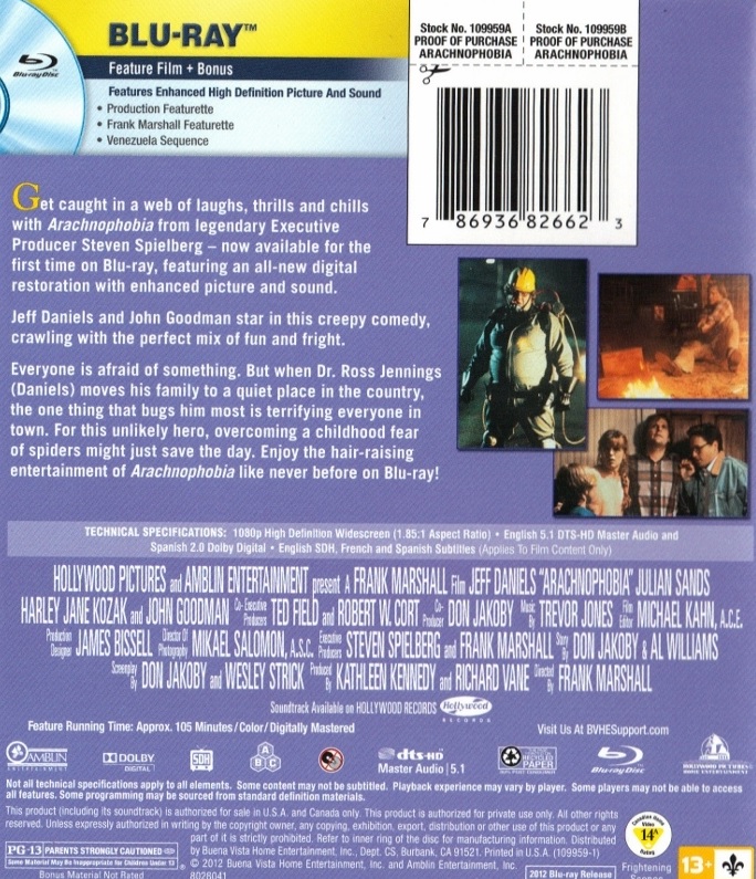 Arachnophobia (ej svensk text) (Blu-ray) - 2