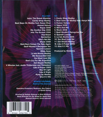 Madonna - Sticky & Sweet Tour (CD + Blu-ray) - 2