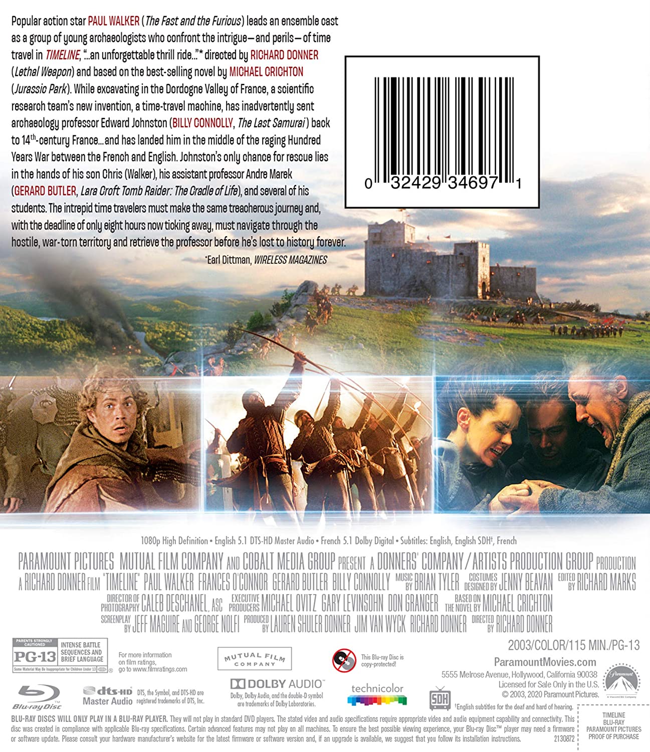 Timeline (ej svensk text) (Blu-ray) - 2