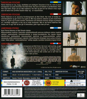American Psycho (Blu-ray) - 2