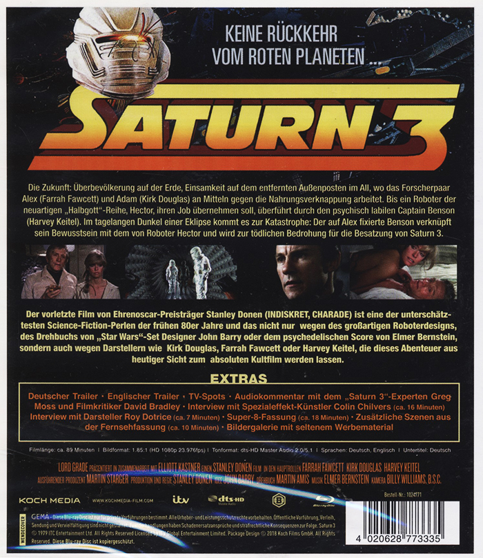 Saturn 3 (ej svensk text) (Blu-ray) - 2
