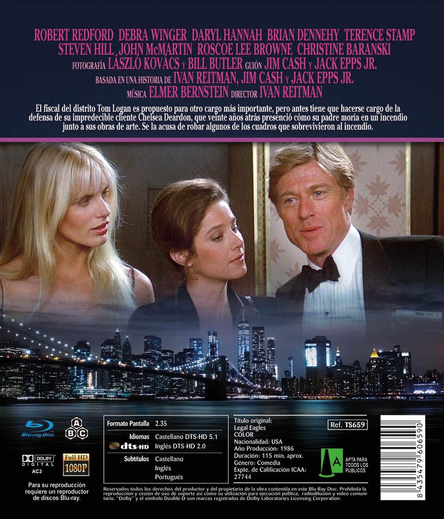 Legal Eagles (ej svensk text) (Blu-ray) - 2
