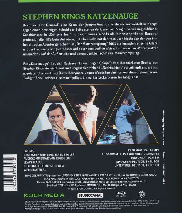 Cat's Eye (ej svensk text) (Blu-ray) - 2