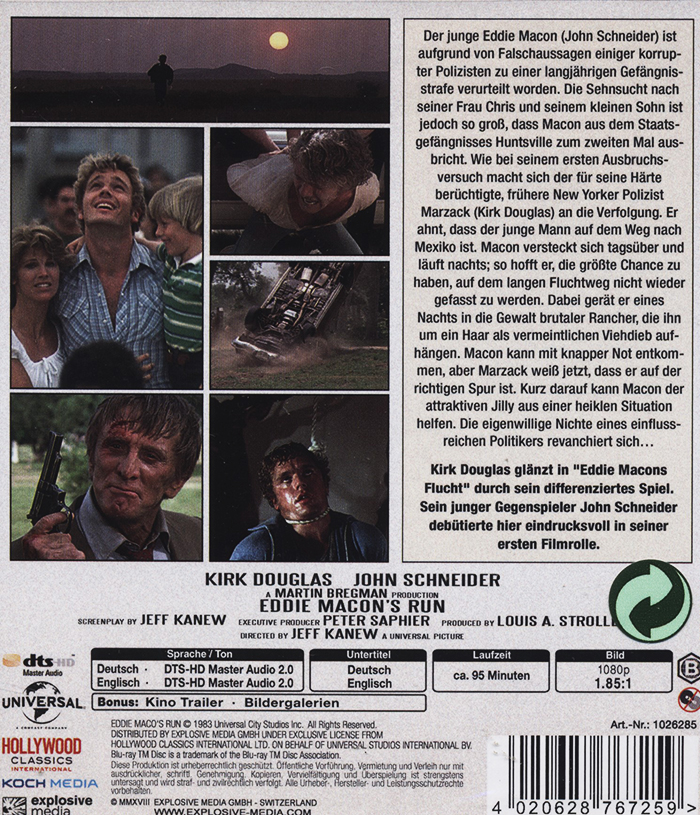 Eddie Macon's Run (ej svensk text) (Blu-ray) - 2