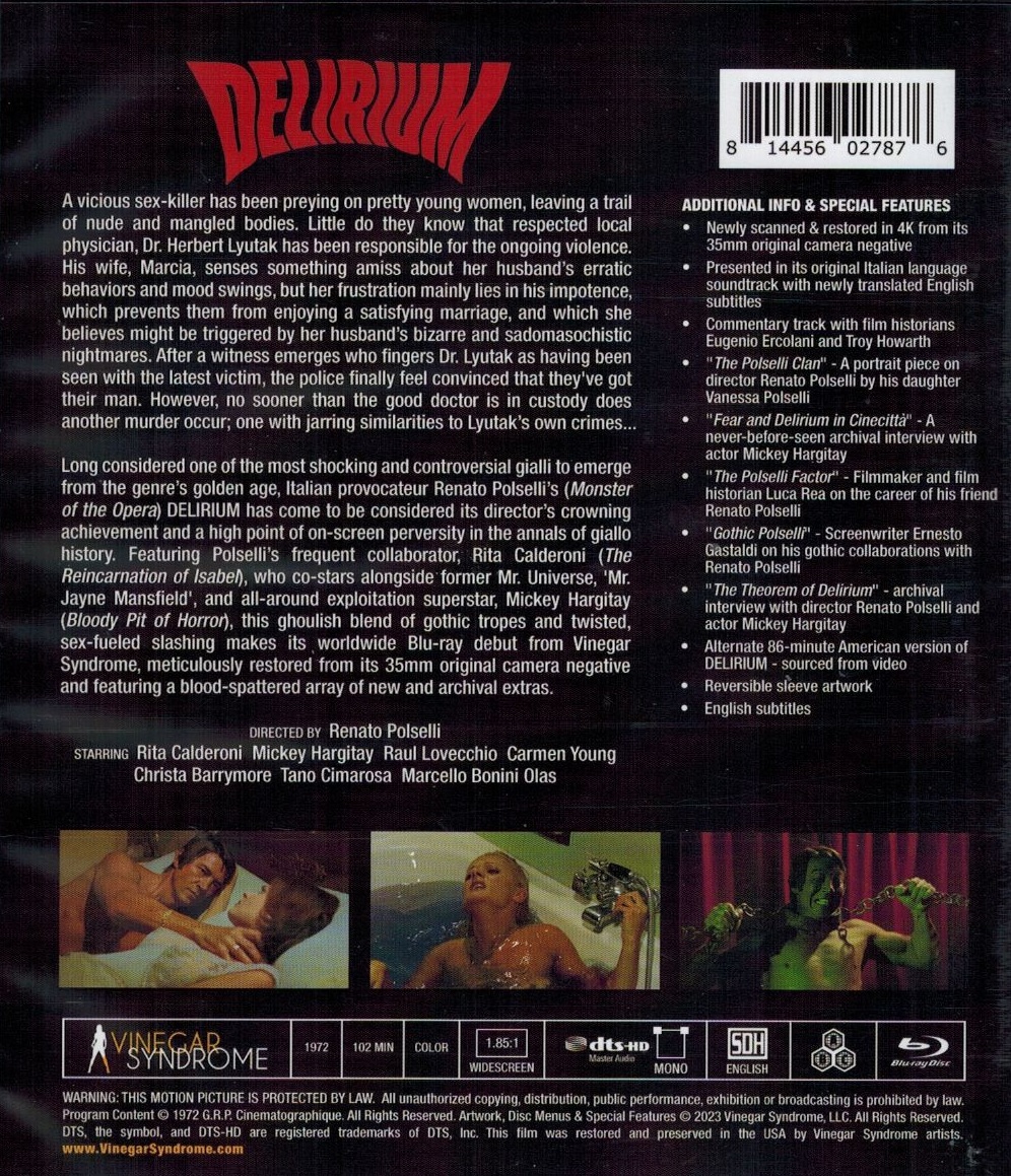 Delirium (ej svensk text) (Blu-ray) - 2