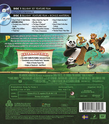 Kung Fu Panda 3 (Real 3D + Blu-ray) - 2