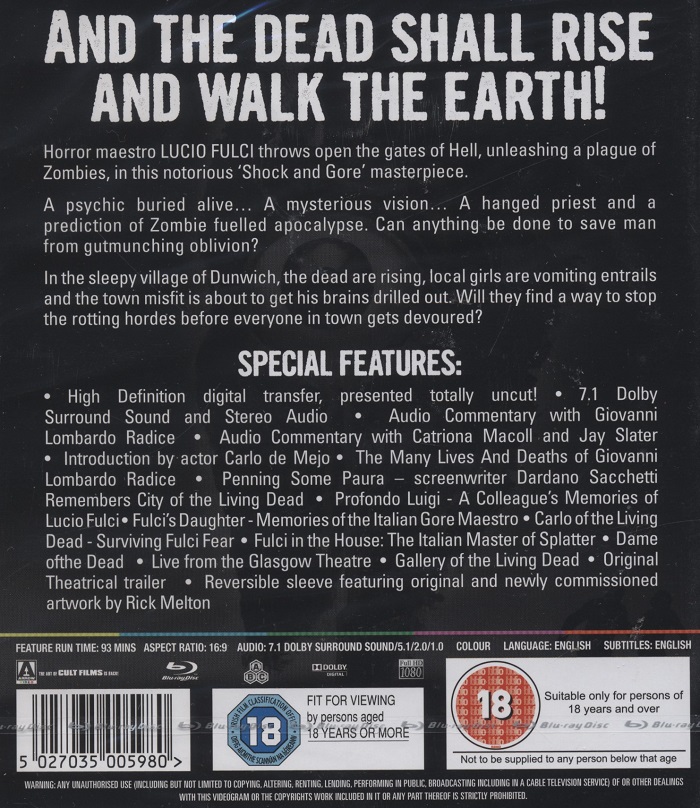 City of the Living Dead (ej svensk text) (Blu-ray) - 2