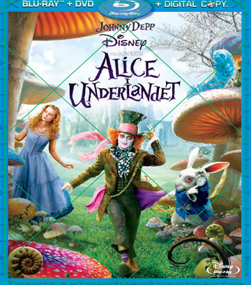 Alice I Underlandet (2010) (Blu-ray + DVD + E-Copy)