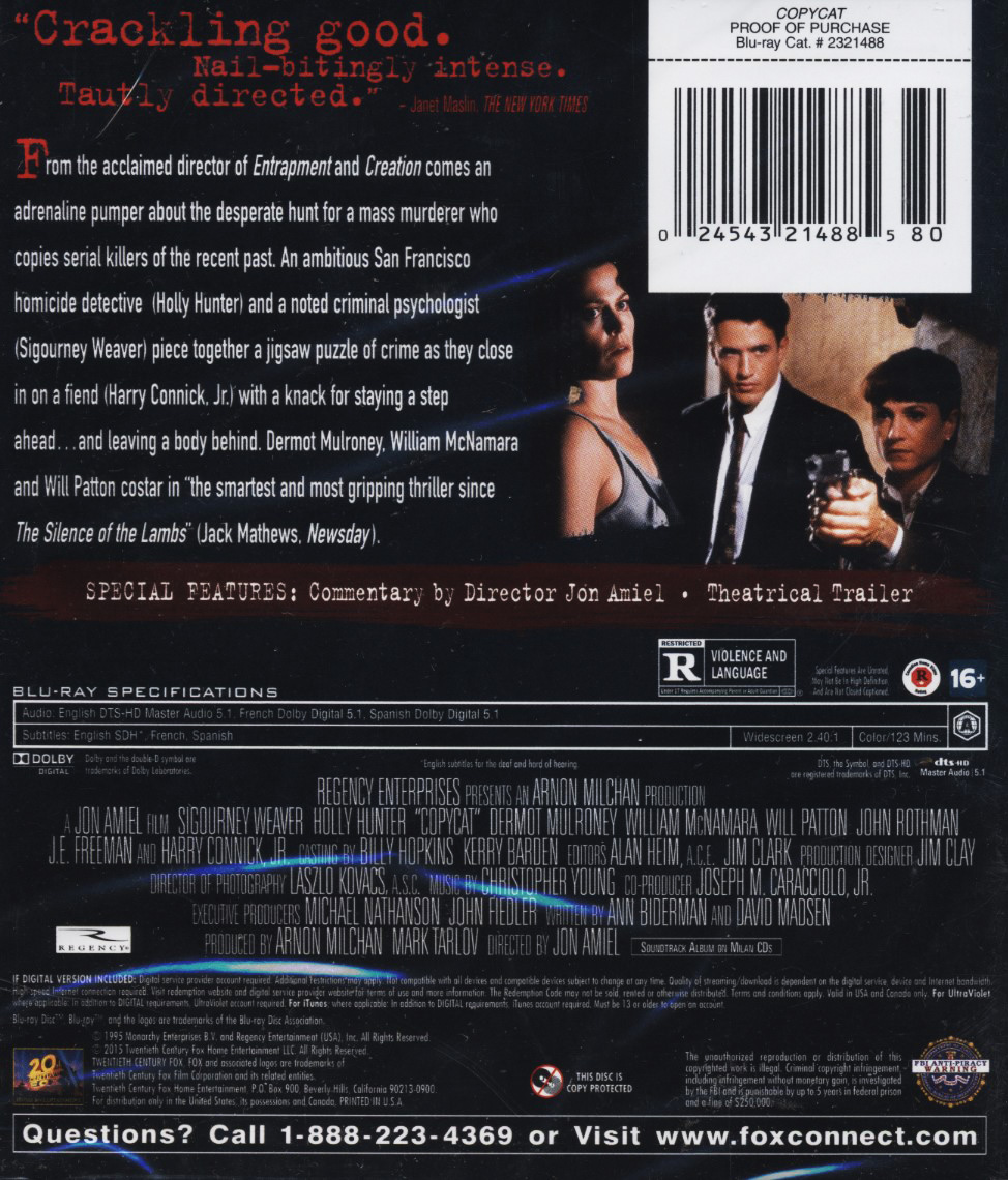 Copycat (ej svensk text) (Blu-ray) - 2