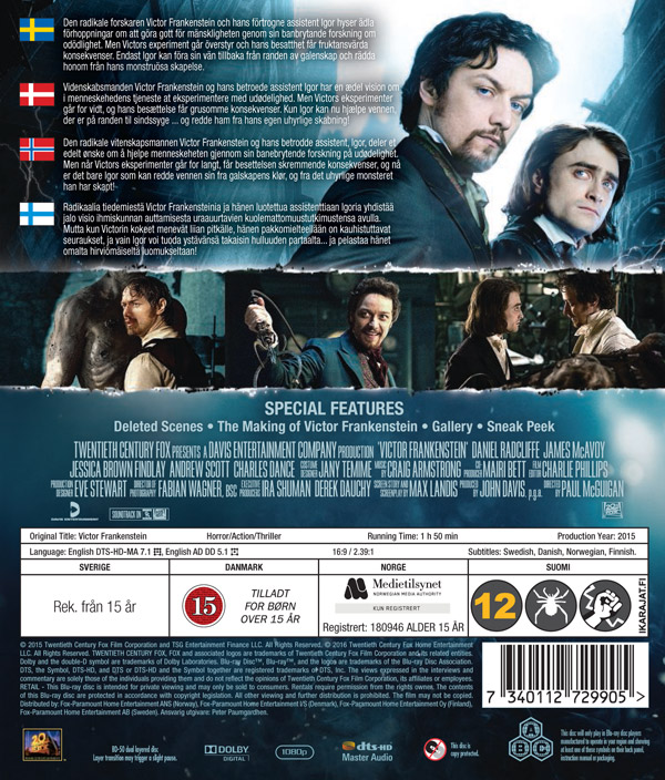 Victor Frankenstein (Blu-ray) - 2