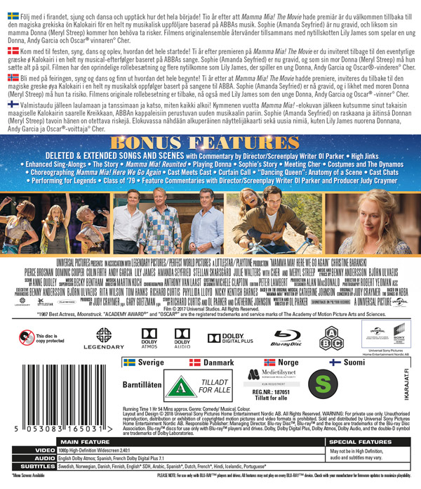 Mamma Mia! Here We Go Again (Blu-ray) (Begagnad) - 2