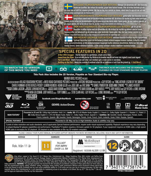 King Arthur - Legend of the Sword (Real 3D + Blu-ray) - 2