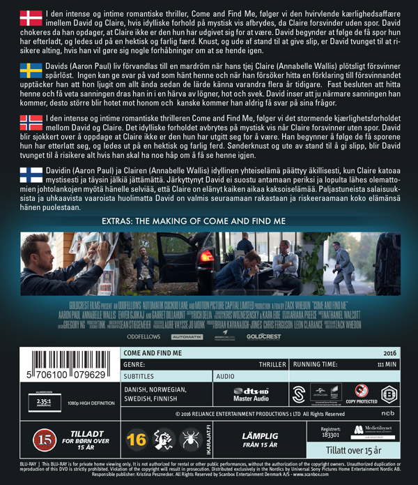 Come And Find Me (Blu-ray) - 2