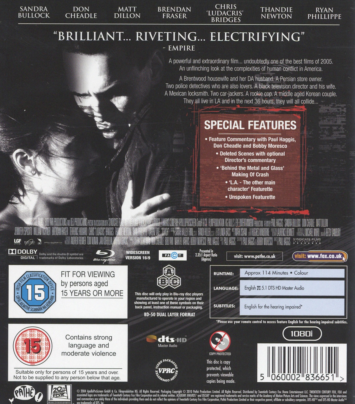 Crash (ej svensk text) (Blu-ray) - 2