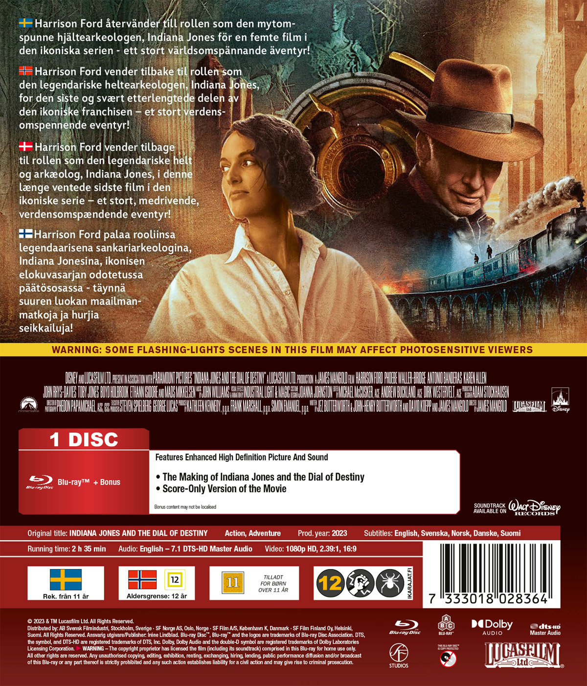 Indiana Jones And the Dial of Destiny (Blu-ray) - 2