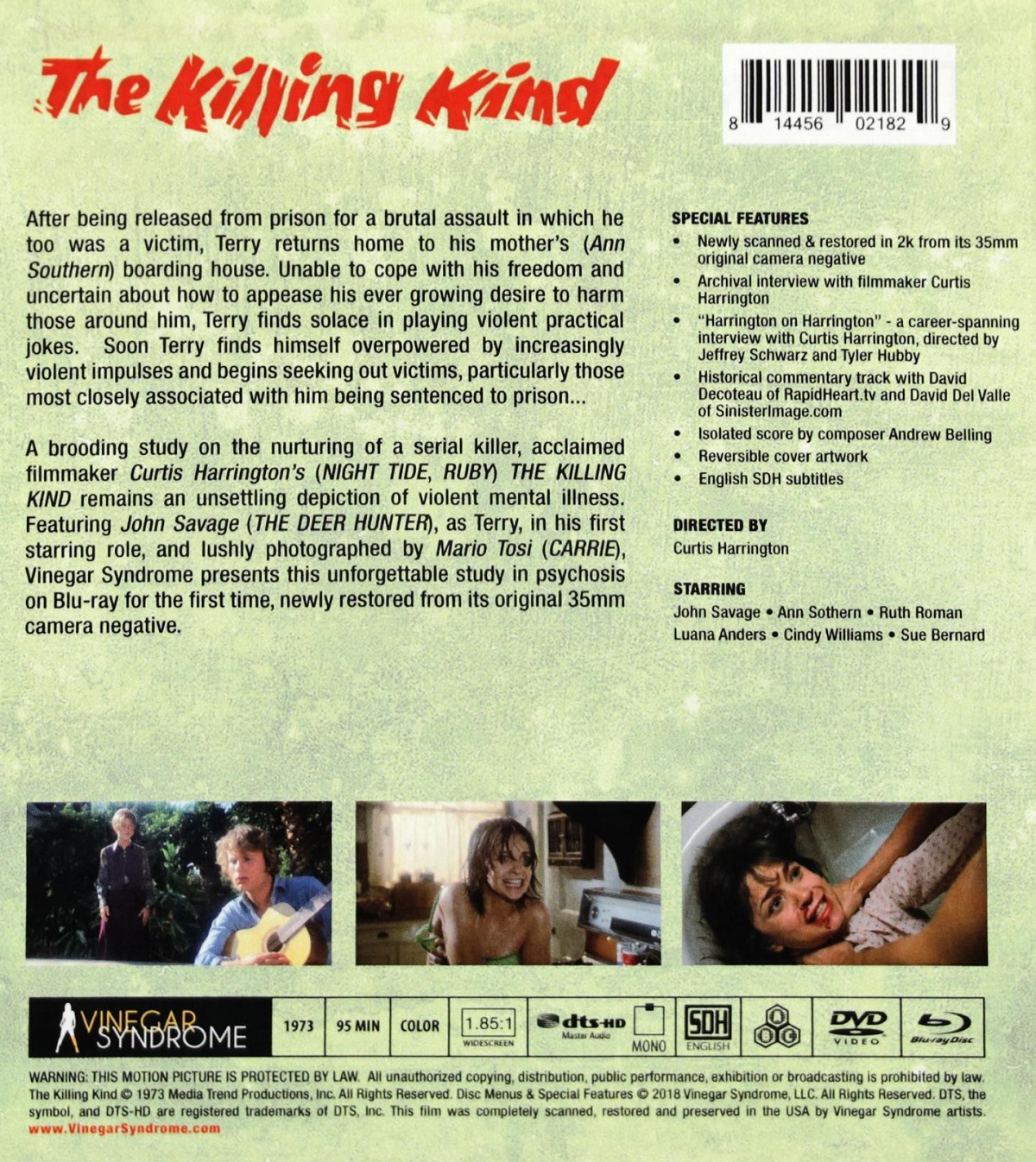 The Killing Kind (ej svensk text) (Blu-ray + DVD) - 2