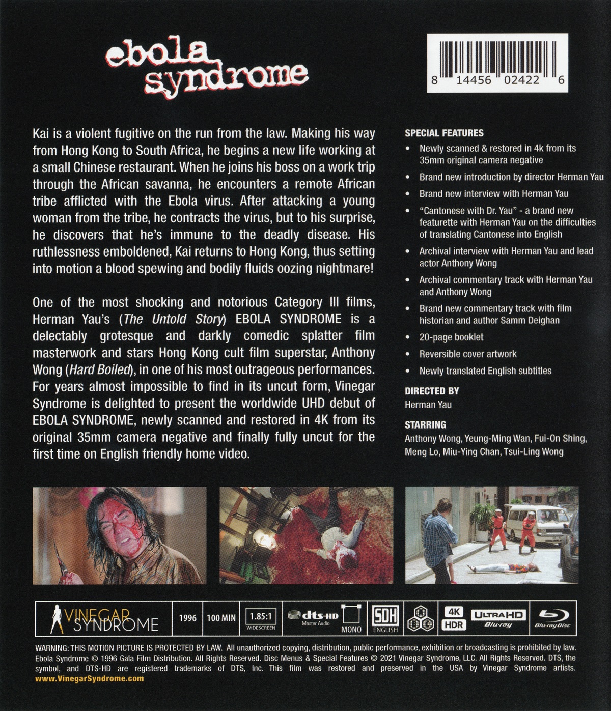 Ebola Syndrome (ej svensk text) (4K Ultra HD + Blu-ray) - 2