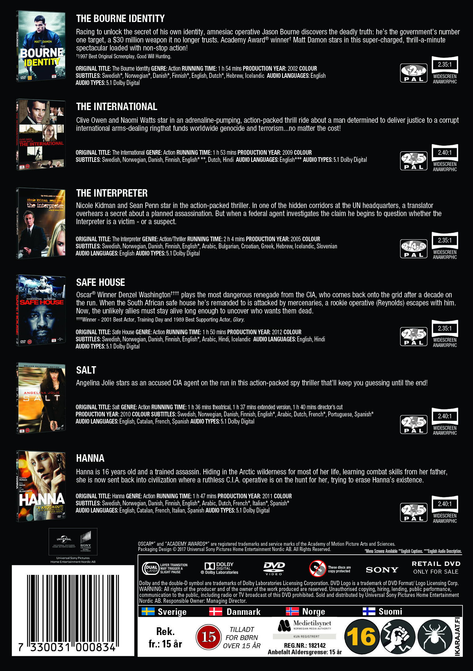 Espionage Collection - Volym 1 - 2
