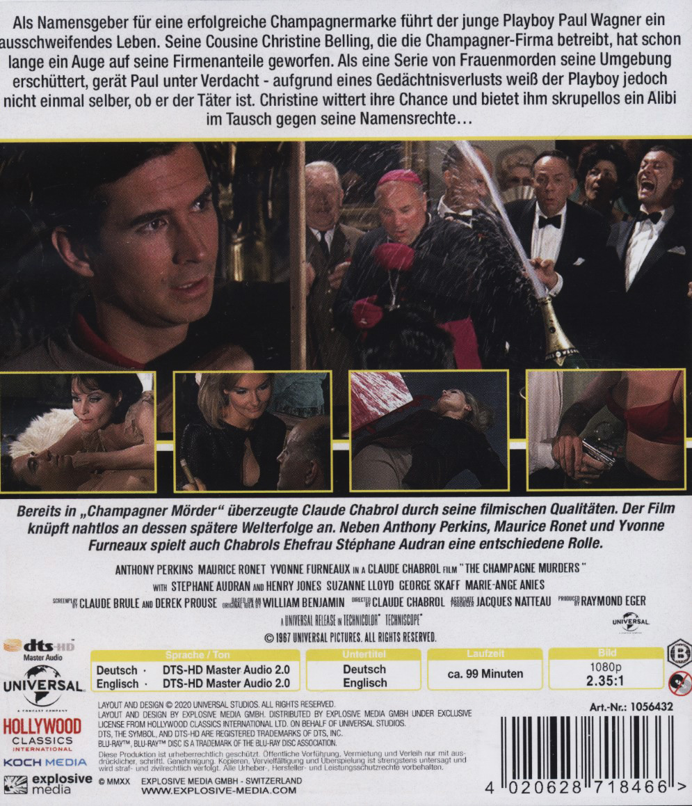 Champagne Murders (ej svensk text) (Blu-ray) - 2