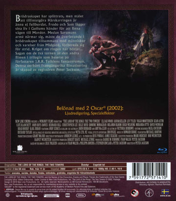Sagan Om De Två Tornen - Härskarringen (Blu-ray) - 2