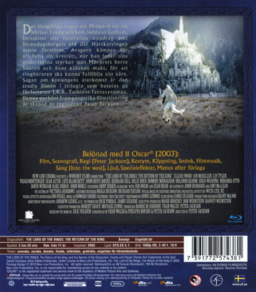 Sagan Om Konungens Återkomst - Härskarringen (Blu-ray) - 2