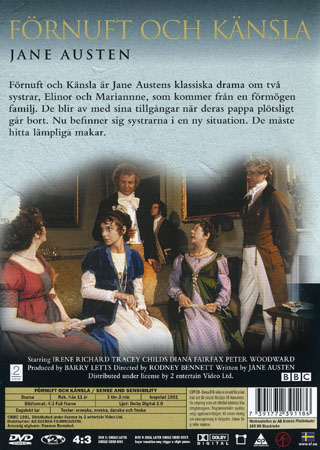 Förnuft Och Känsla (1981) (BBC) (Miniserie) (2-disc) - 2