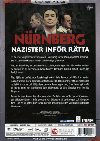 Nürnberg - Nazister Inför Rätta (Miniserie) (BBC) (3-disc) - 2