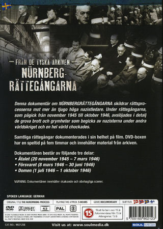 Från De Tyska Arkiven - Nürnberg rättegångarna (3-disc) - 2