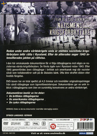 Från De Tyska Arkiven - Nazismens Krigsförbrytare (3-disc) - 2