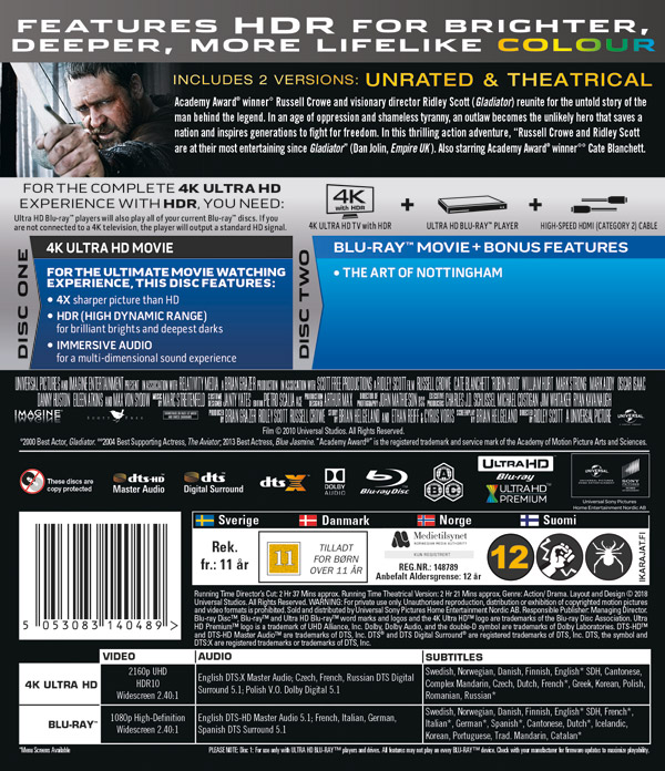 Robin Hood (4K Ultra HD + Blu-ray) - 2