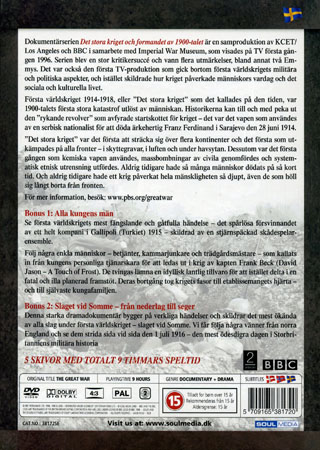 Det Stora Kriget Och Formandet Av 1900-talet (BBC) (Miniserie) (5-disc) - 2