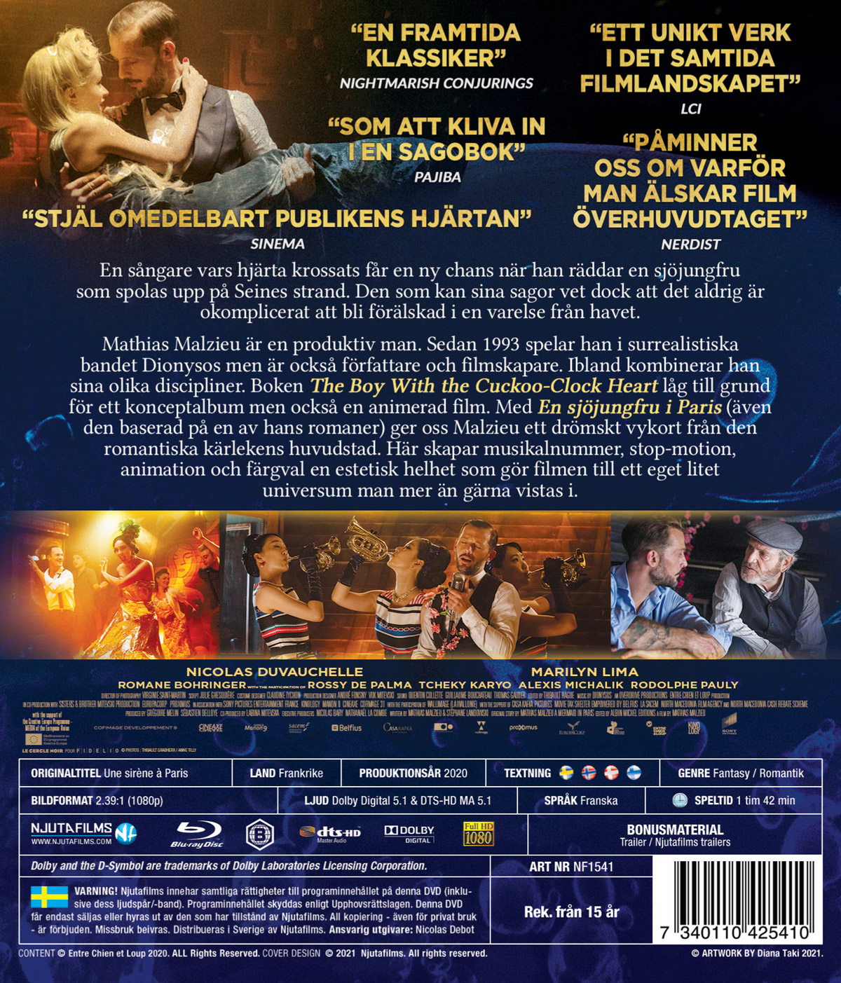 En Sjöjungfru I Paris (Blu-ray) - 2