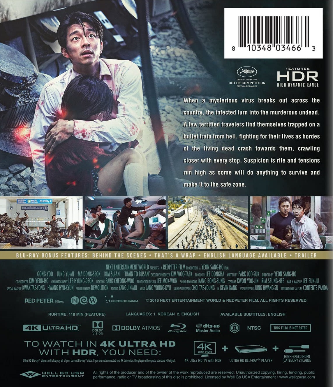Train To Busan (ej svensk text) (4K Ultra HD + Blu-ray) - 2