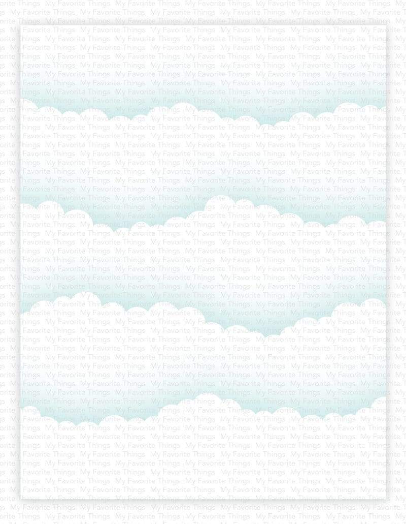 MY FAVORITE THINGS -Micro Cloud Edges Stencil - 3