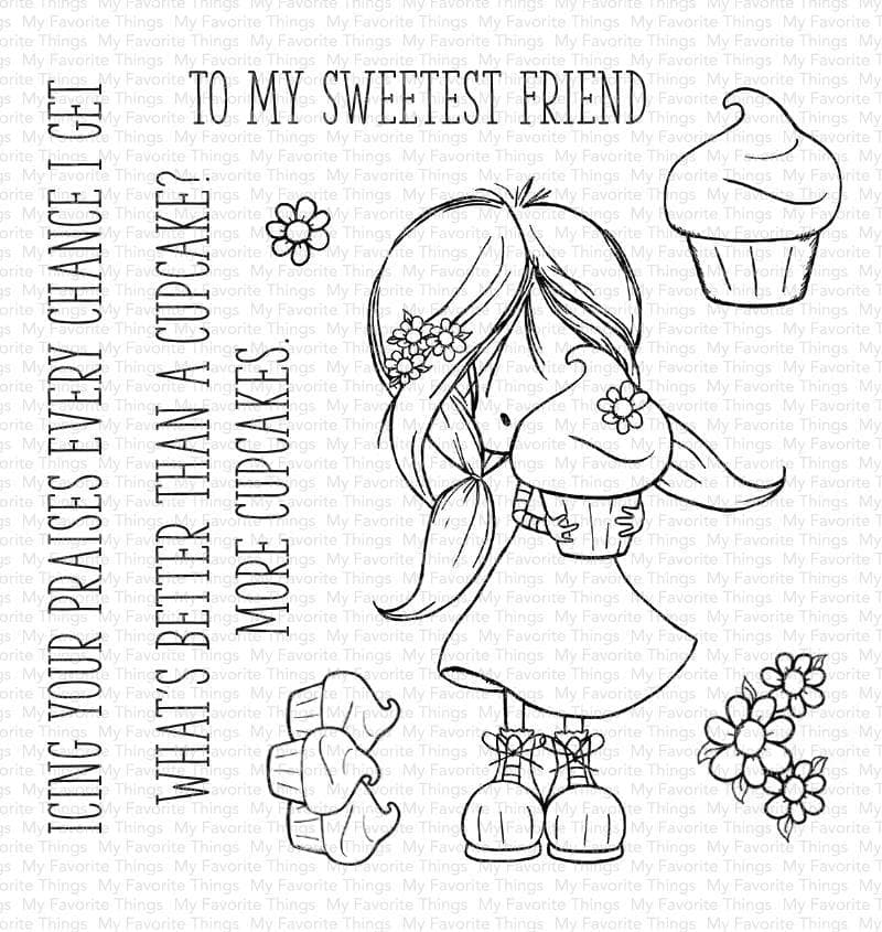 My Favorite Things -TI Cupcake Cutie STAMP & DEI SET