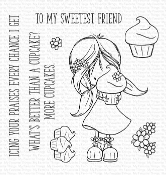 My Favorite Things -TI Cupcake Cutie STAMP & DEI SET
