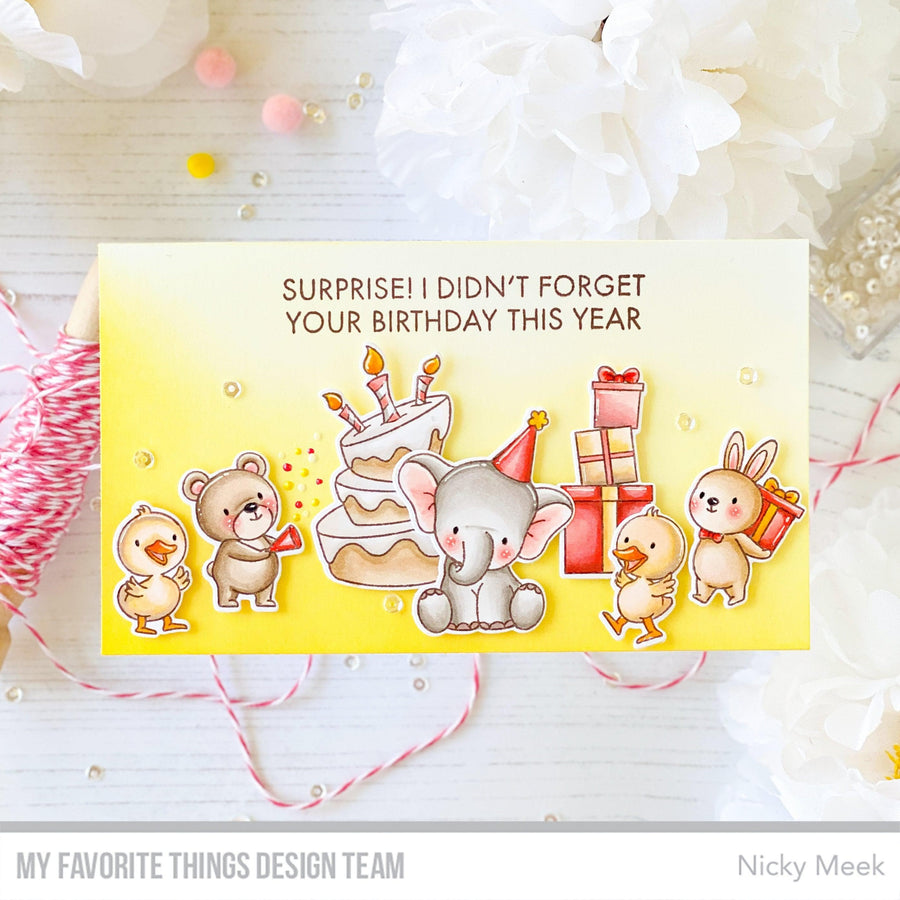 MY FAVORITE THINGS -YUZU Eat Lots of Cake  STAMP & DIE SET - 4