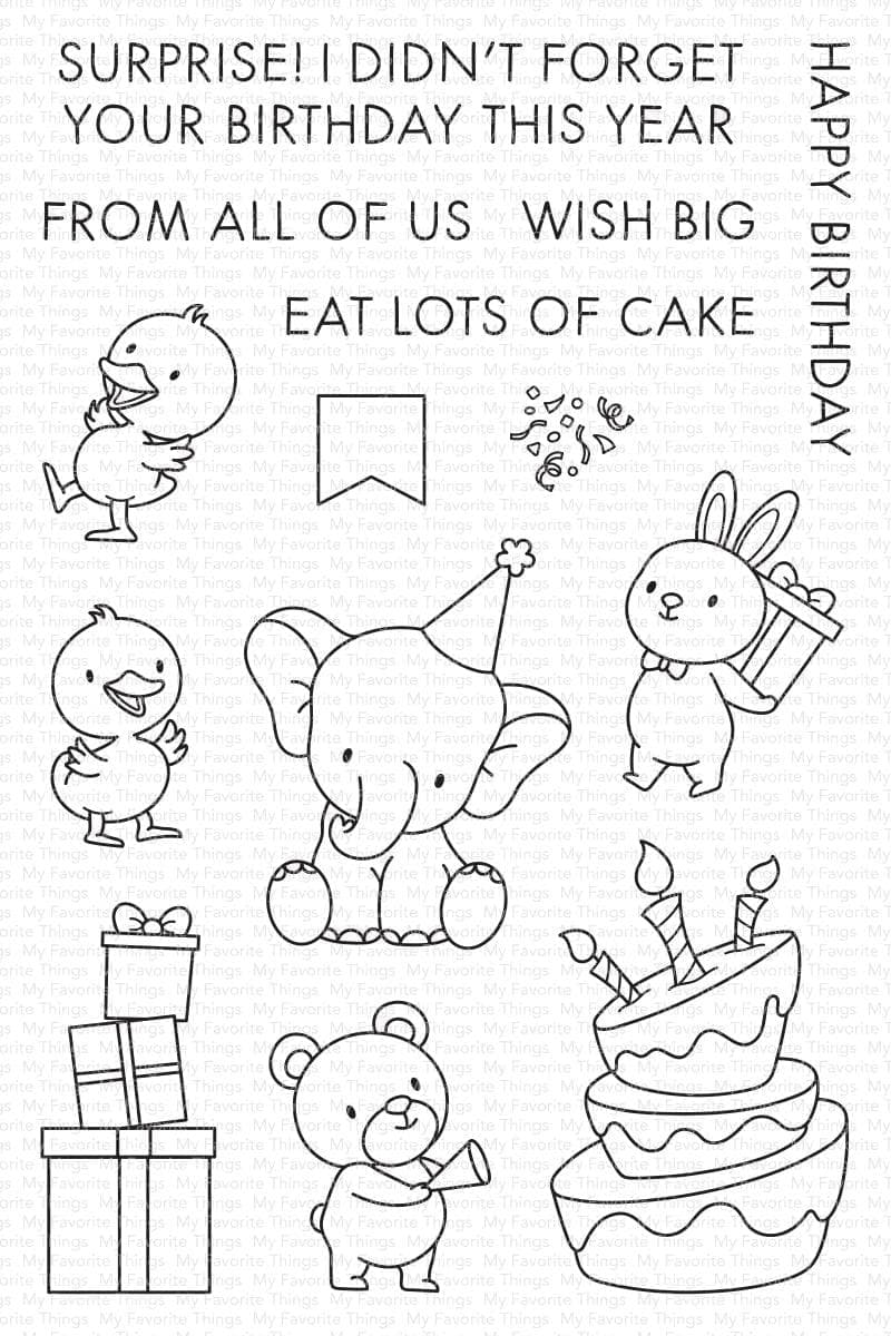 MY FAVORITE THINGS -YUZU Eat Lots of Cake  STAMP & DIE SET