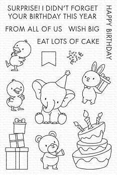 MY FAVORITE THINGS -YUZU Eat Lots of Cake STAMP& DIE SET