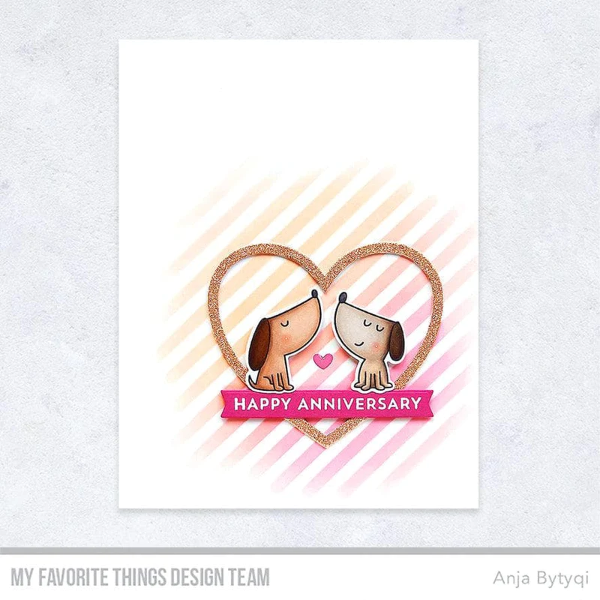 MY FAVORITE THINGS-Diagonal Stripes Stencil - 3