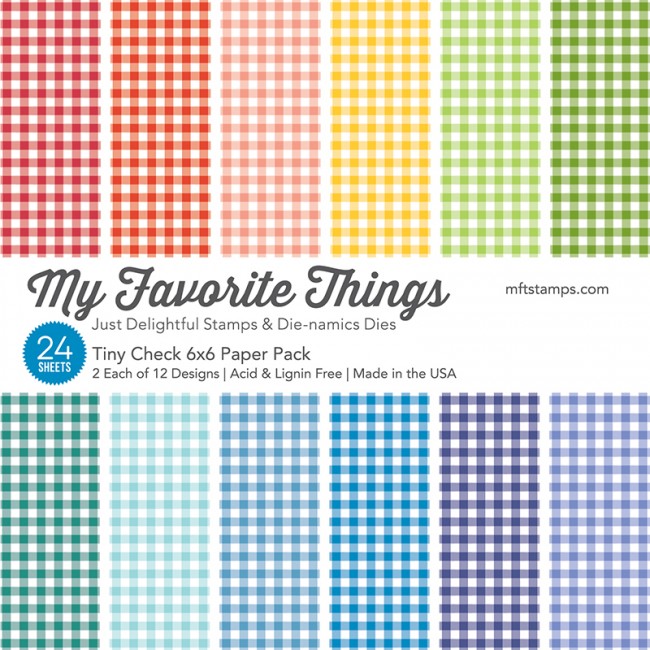 My Favorite Things-Tiny Check Paper Pad - 6