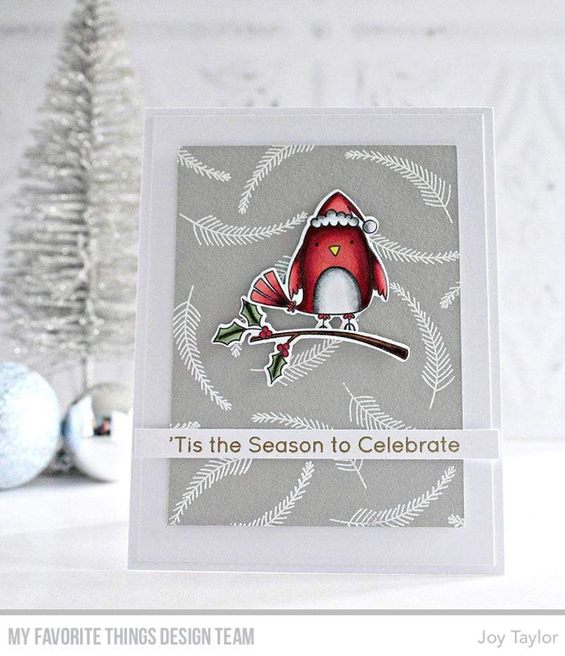 MY FAVORITE THINGS -Christmas Cardinals STAMP & DIE SET - 5