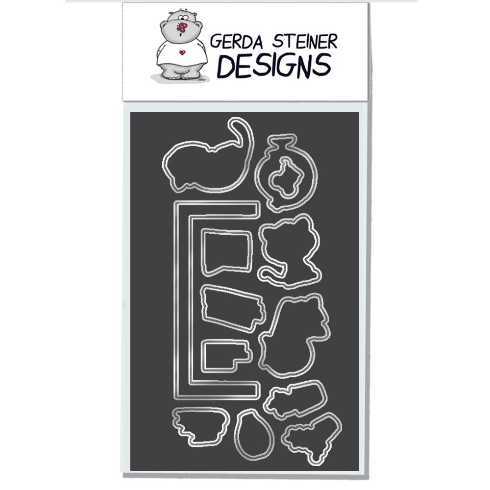 GERDA STEINER DESIGNS-On the Bookshelf  Dies
